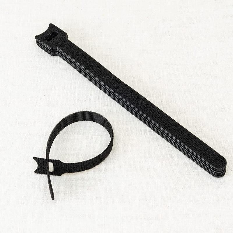 10/20/50PCS Reusable Hook and Loop Cable Ties Nylon Wire Cord Strap Organizer - 250 mm* 20 PCS