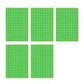 8/13/25/50mm Sticker Dots Adhesive Round Labels Circular Scrapbooking Light Green - 8mm 260 Dots - 5 Sheets