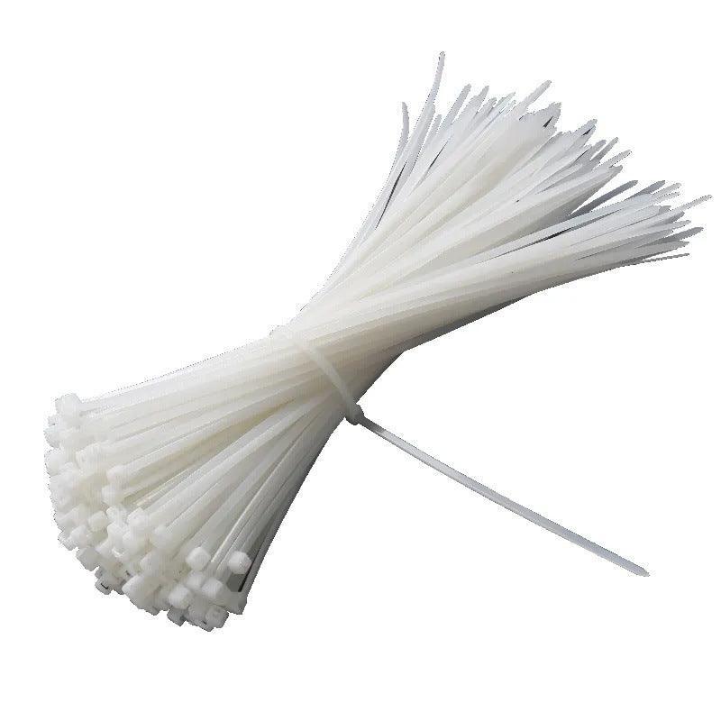 250-1000X Cable Ties Zip Ties Nylon Uv Stabilised Bulk White Clear Cable Tie - 4*150mm 500 PCS