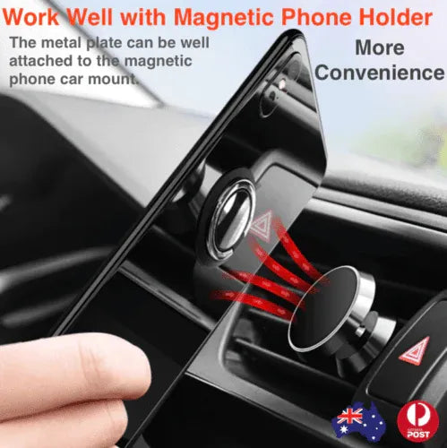 Iring Phone Ring Finger Holder Stand Car Mount Hook For Iphone Ipad Mobile Grip - F- Rose Gold