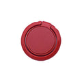Phone Ring Bracket 360 Degree Rotation Solid Colour Mobile Holder Grip Stand - Red