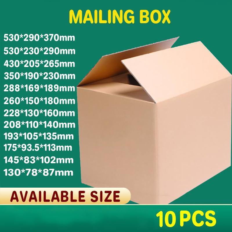 3-Layer Mailing Box Carton Small Medium Large Cardboard Parcel Boxes - Carton - 130x78x87mm