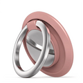 Iring Phone Ring Finger Holder Stand Car Mount Hook For Iphone Ipad Mobile Grip - A15-Rose Gold