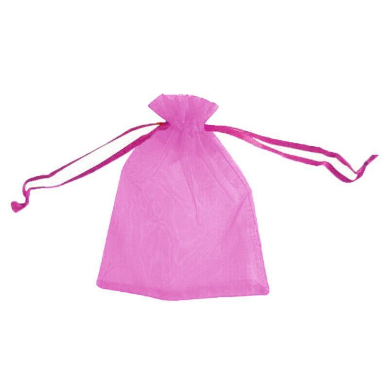 Organza Bag Sheer Bags Jewellery Wedding Candy Packaging Sheer Bags 10*15 cm - Orange