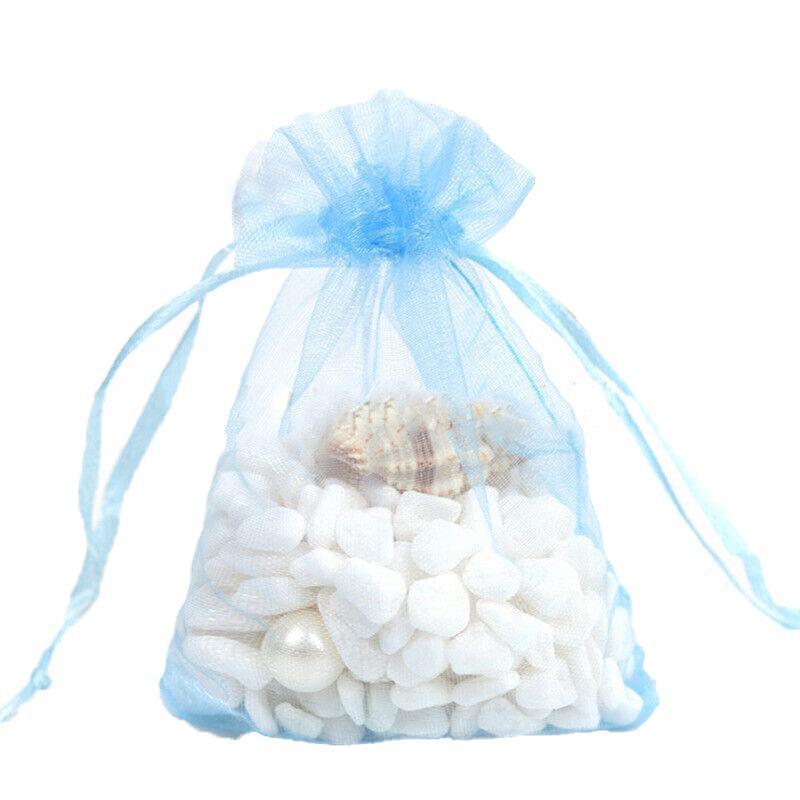 Organza Bag Sheer Bags Jewellery Wedding Candy Packaging Sheer Bags 10*15 cm - Black
