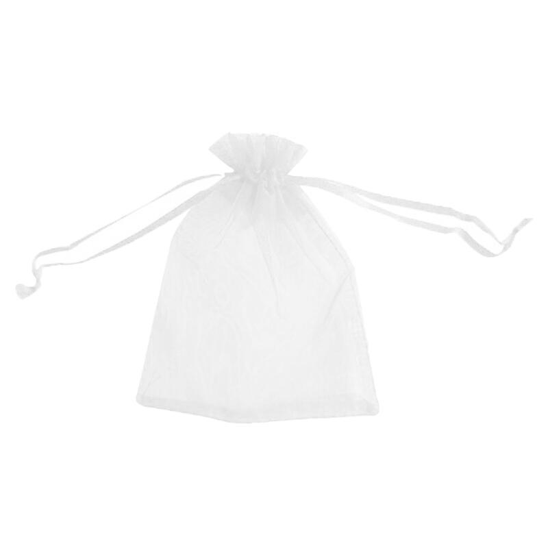 50PCS Organza Bag Sheer Bags Jewellery Wedding Candy Packaging Sheer Bags 9*12 cm - Red/50PCS