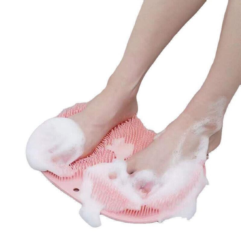 Foot Scrubber Massage Pad Shower Exfoliating Brush Cleaning Mat