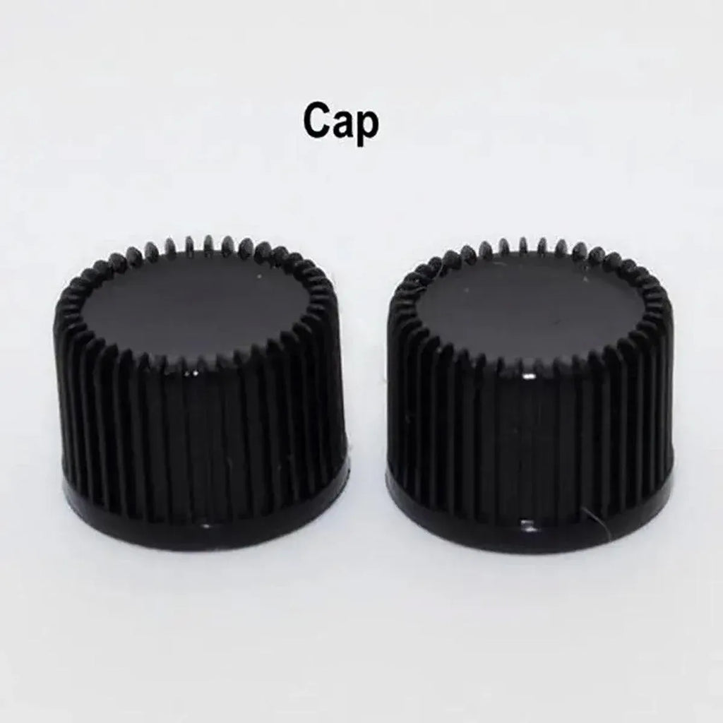 5pcs 2ml-5ml Amber Glass Orifice Reducer Bottles Sample Vial Dram Essential Oils - 2ml
