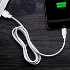 2.4A USB Fast Charger Phone Cable Data Cord For iPhone14 13 12 11Pro Max XR iPad - White