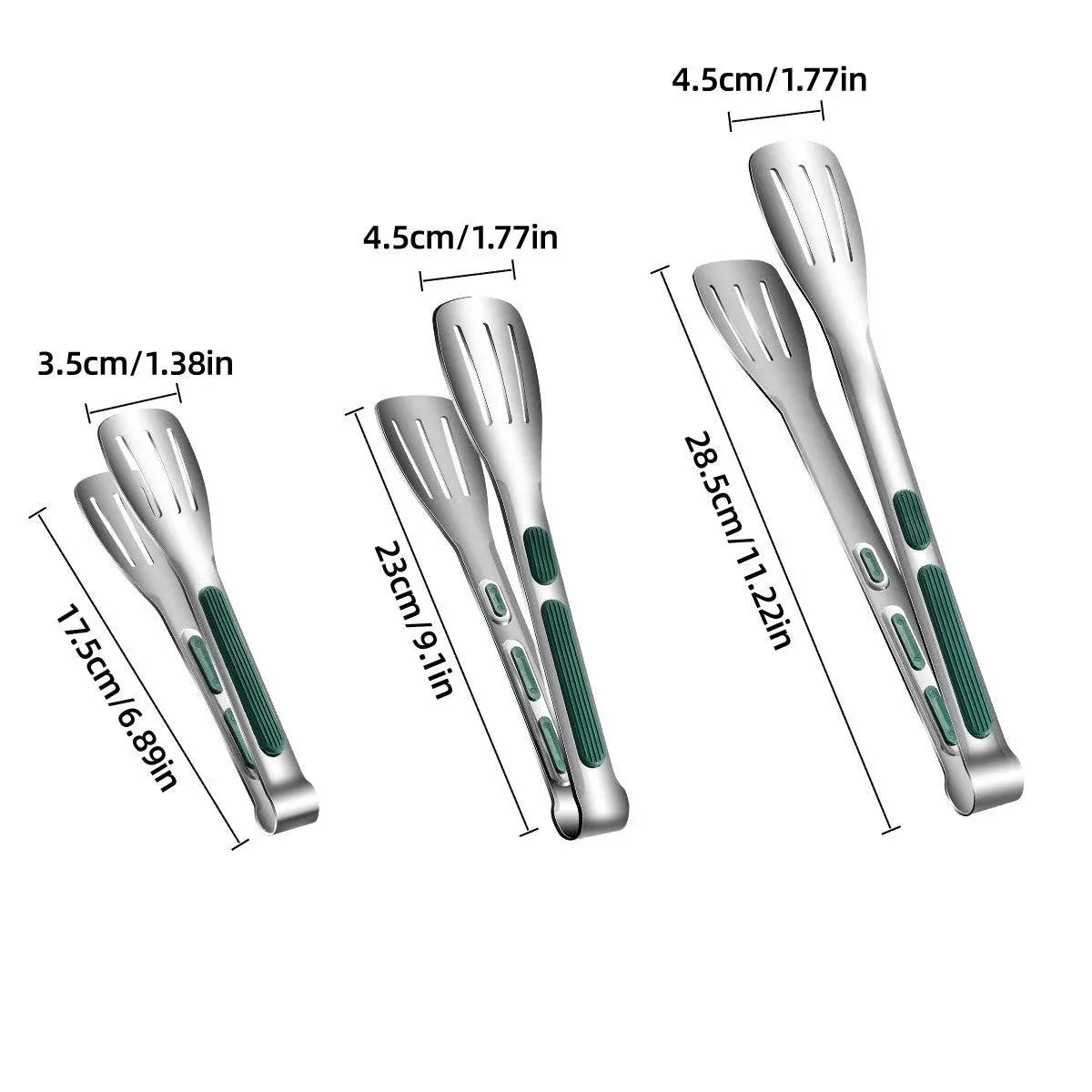 3pcs Stainless Steel Food Holders Kitchen Grill Steak Food Holder Cooking Tools
