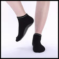3 Pairs Ladies Sports Cotton Rich Pilates Yoga Non-Slip Grip Socks