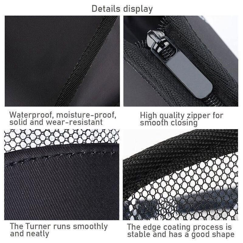 Stand Cosmetic Bag Travel Zipper Makeup Brush Holder Organizer Pouch Case Cover - Pink