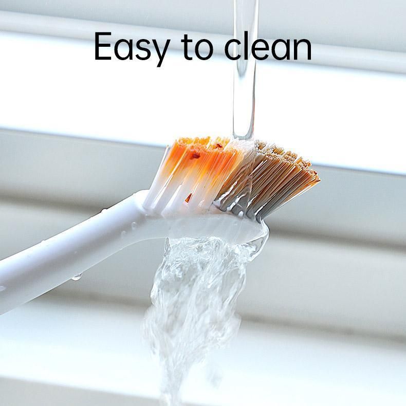 1/2pcs Small Brush for Bathroom Tile Wall Floor Gap Corner Seam Cleaning Tool - 1PC