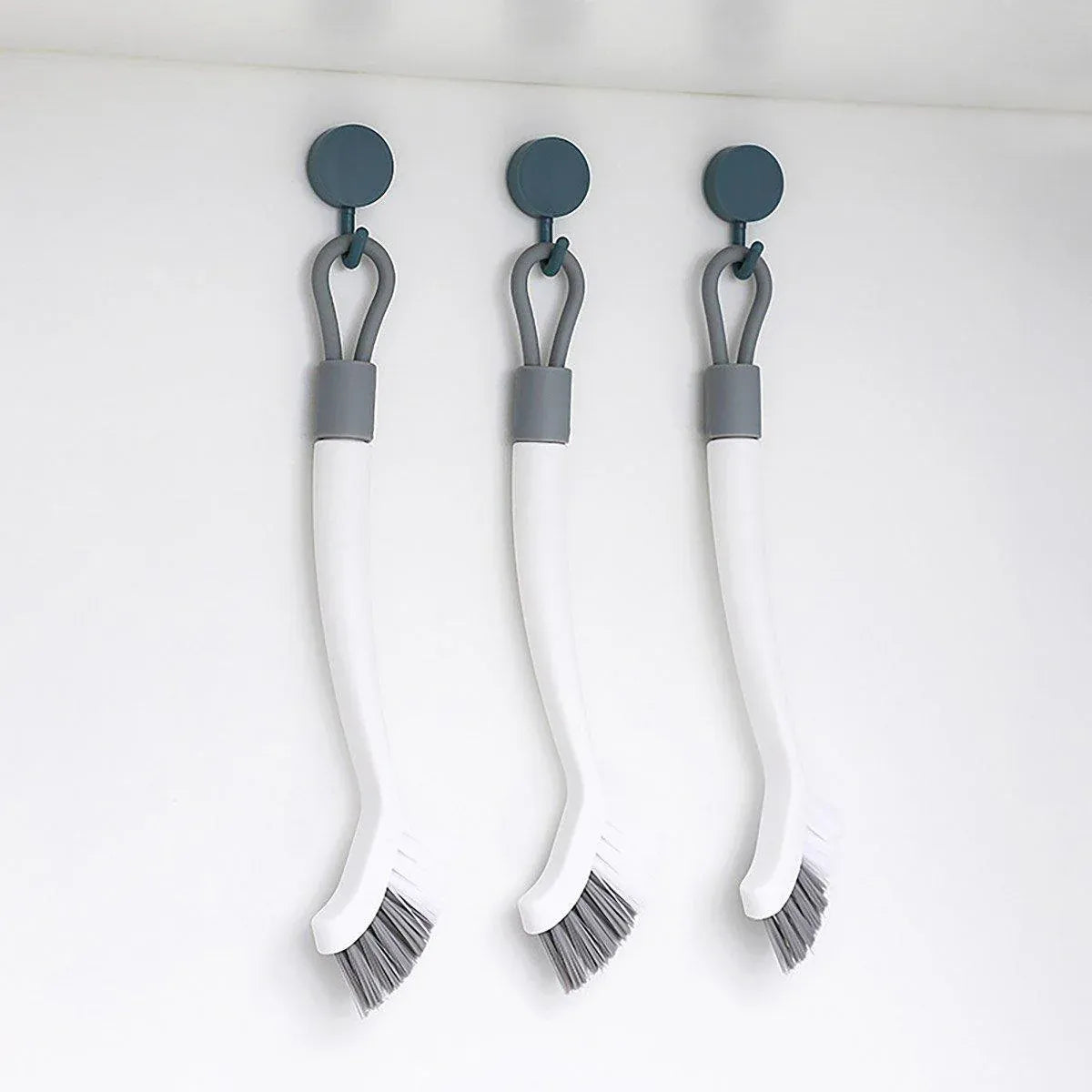 1/2pcs Small Brush for Bathroom Tile Wall Floor Gap Corner Seam Cleaning Tool - 1PC