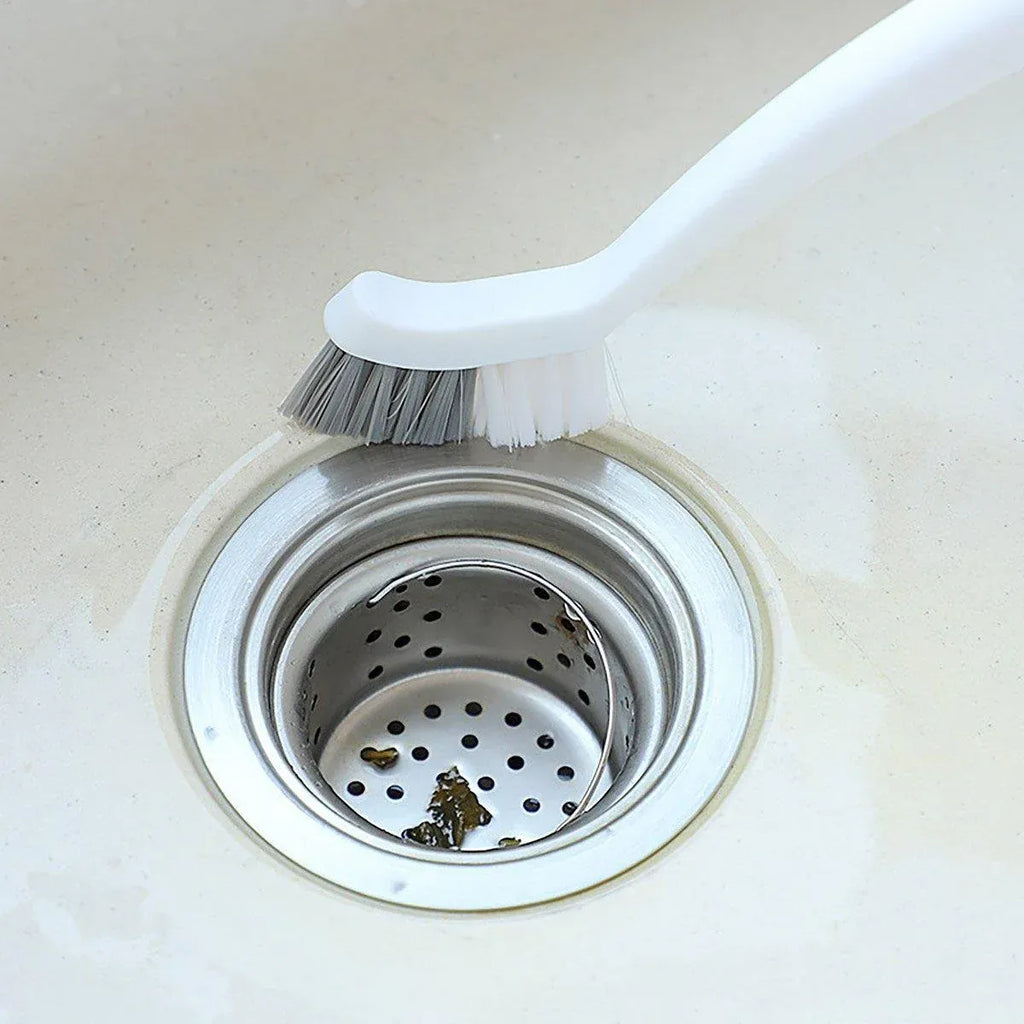 1/2pcs Small Brush for Bathroom Tile Wall Floor Gap Corner Seam Cleaning Tool - 1PC