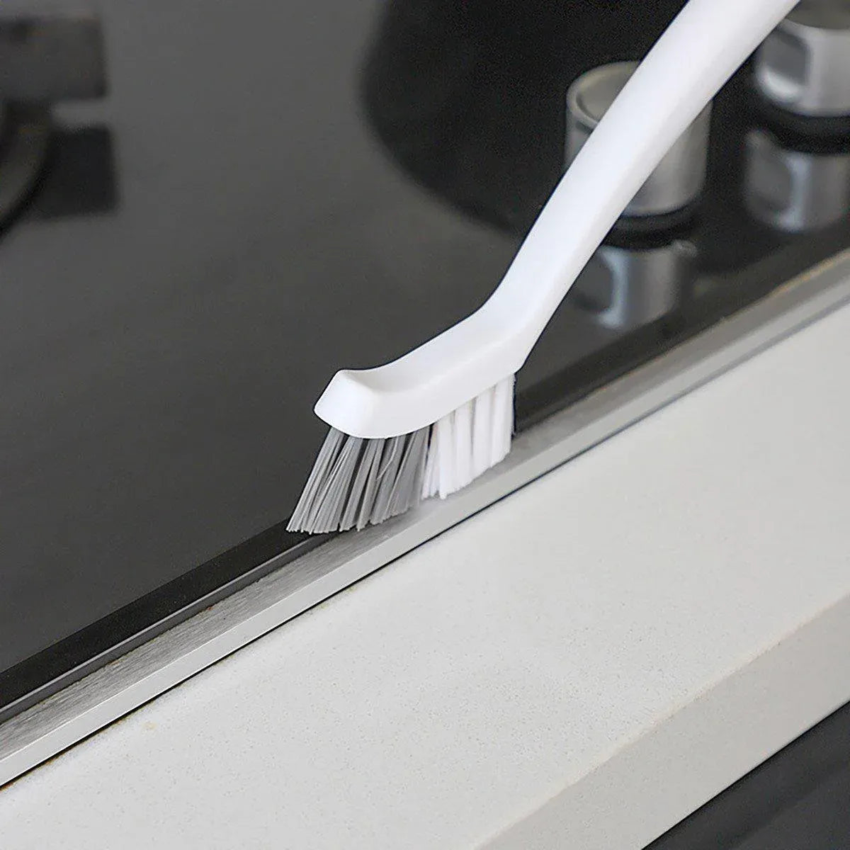 1/2pcs Small Brush for Bathroom Tile Wall Floor Gap Corner Seam Cleaning Tool - 1PC