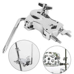 Drum Set Tom Clamp Extension Clip Adjustable Anti-Slip For Drum Kit Expansion