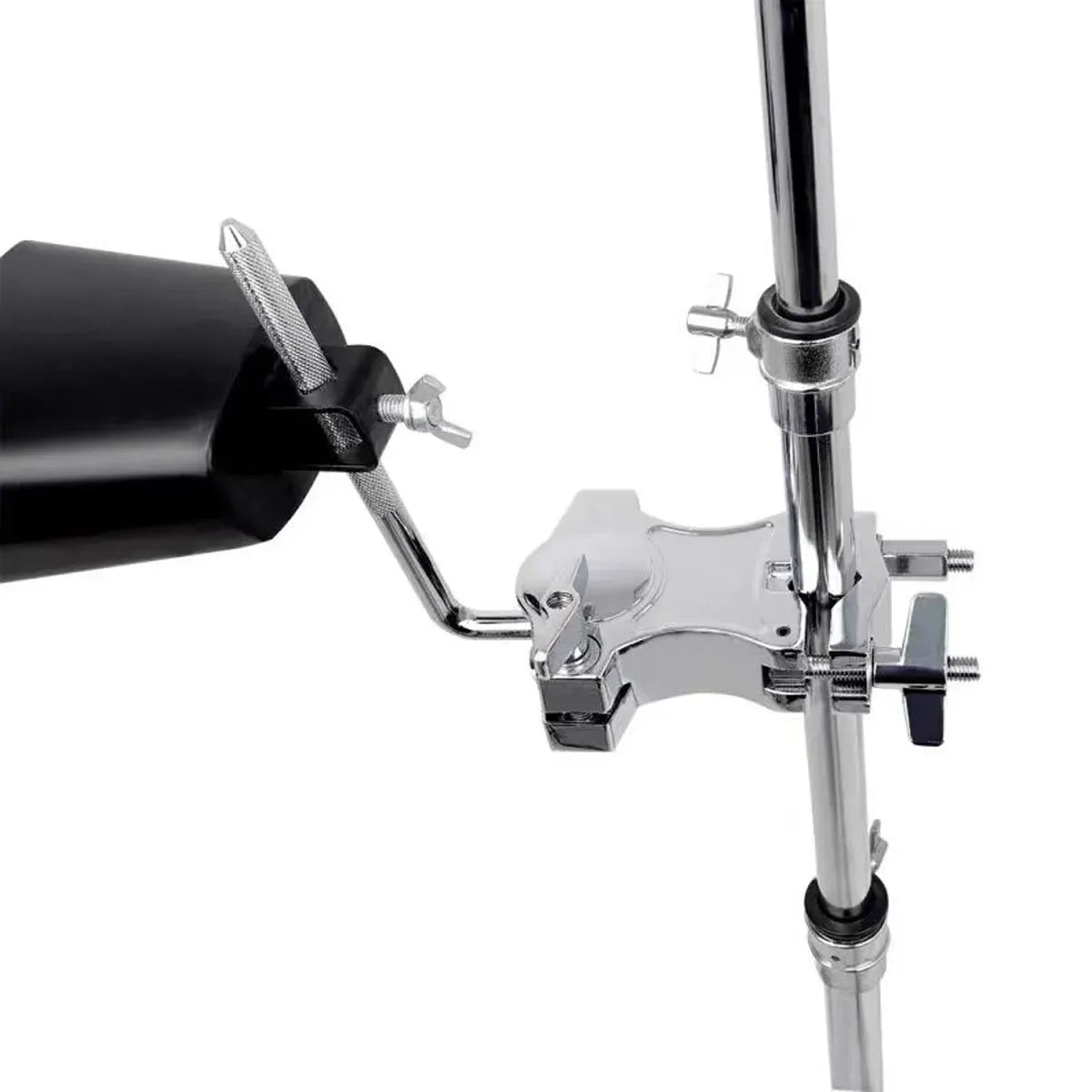Drum Set Tom Clamp Extension Clip Adjustable Anti-Slip For Drum Kit Expansion