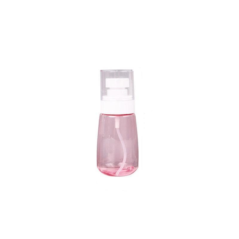 10pcs Portable Travel Emulsion Dispenser Bottle Press Pump Refillable Containers - Clear-30ml