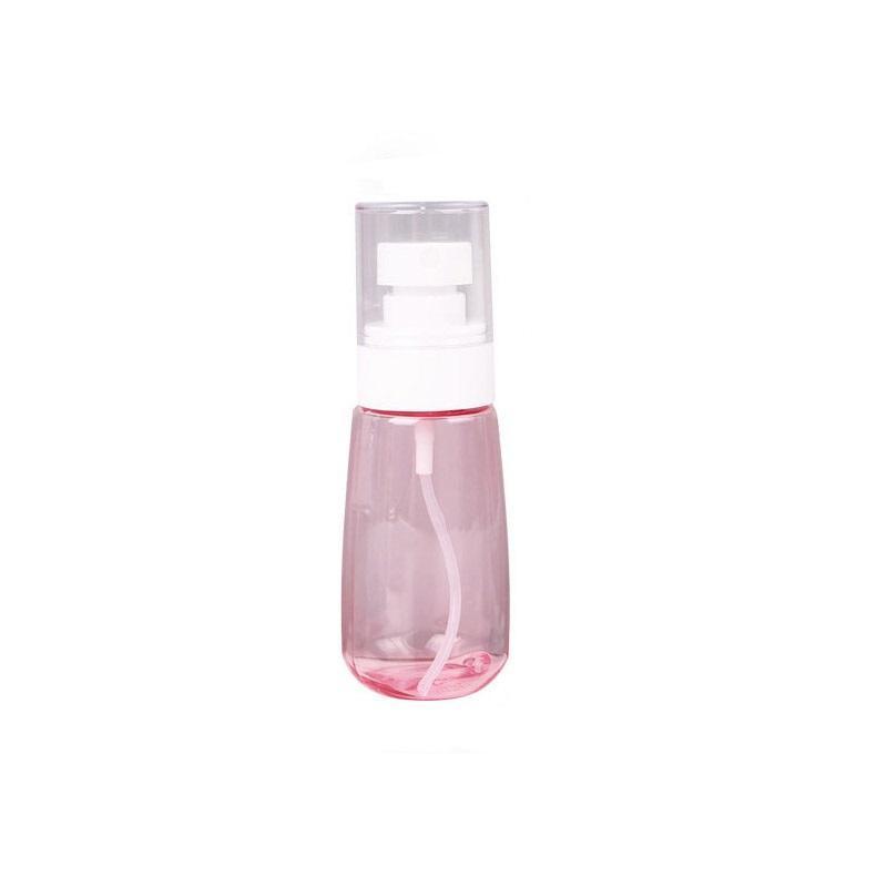 10pcs Portable Travel Emulsion Dispenser Bottle Press Pump Refillable Containers - Clear-30ml