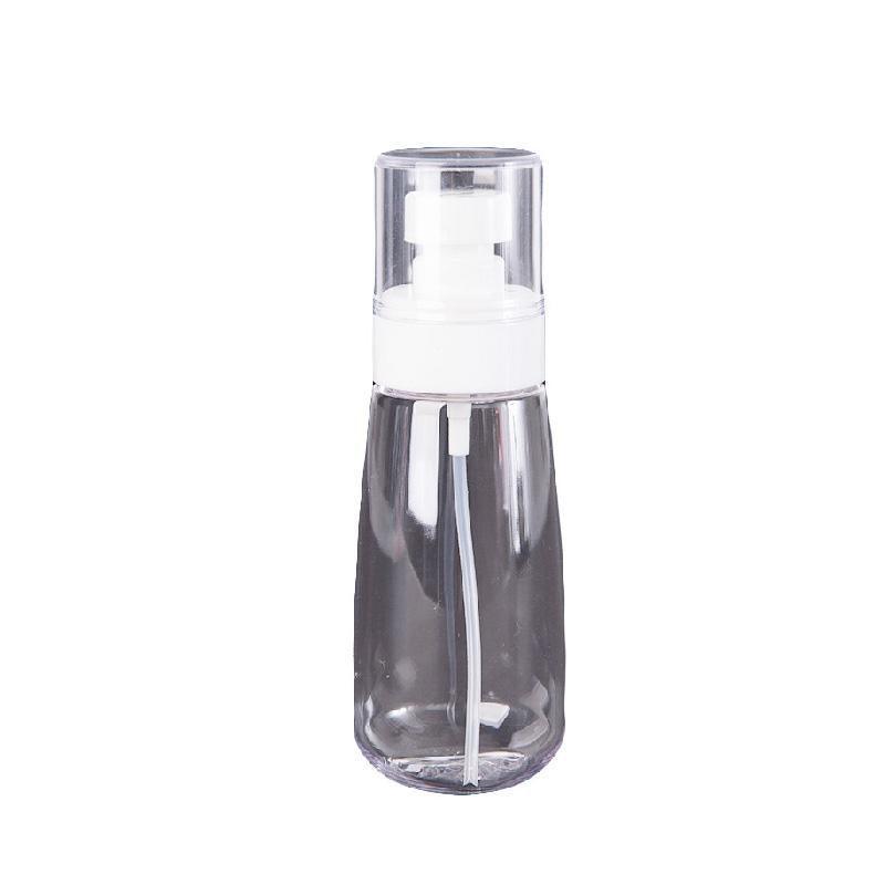 10pcs Portable Travel Emulsion Dispenser Bottle Press Pump Refillable Containers - Clear-30ml