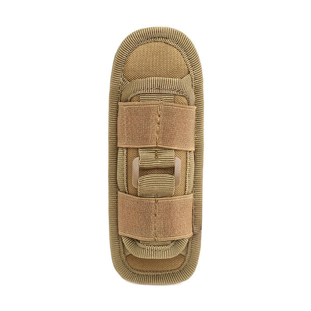 Portable Outdoor Military Flashlight Bag Pouch Tactical Case Holster Belt Holder - Green