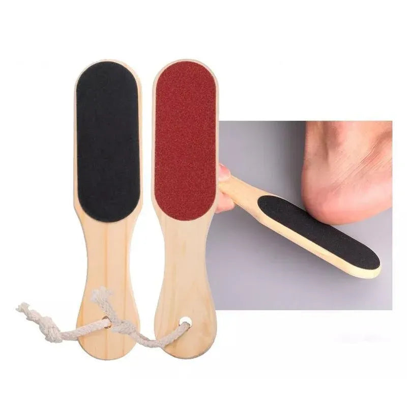 Foot File Pedicure Wood Double Sided Rasp Dead Skin Callus Remover Sanding Tools