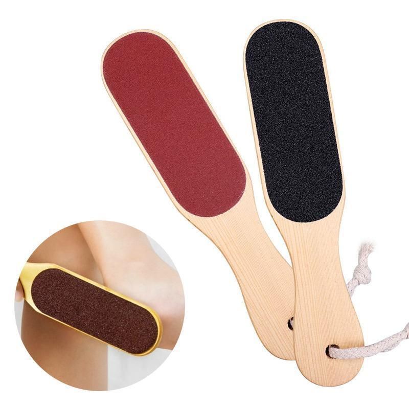 Foot File Pedicure Wood Double Sided Rasp Dead Skin Callus Remover Sanding Tools