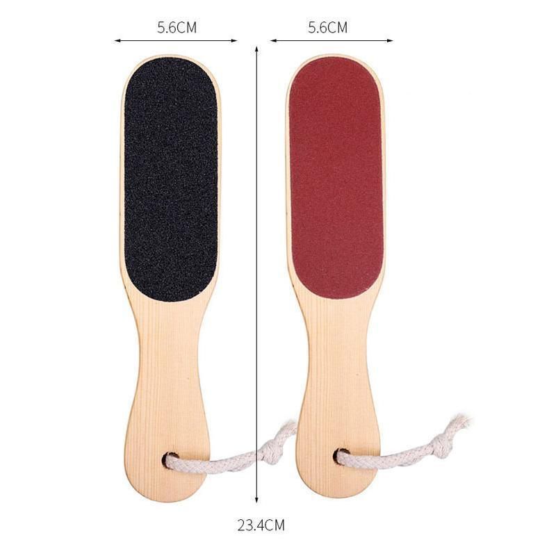 Foot File Pedicure Wood Double Sided Rasp Dead Skin Callus Remover Sanding Tools