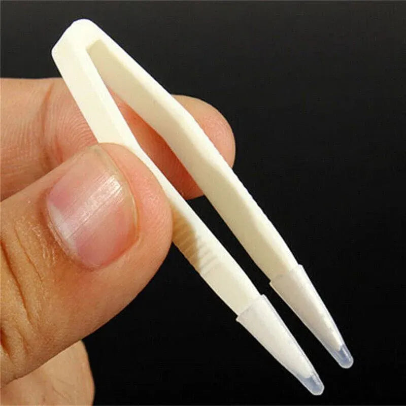 Contact Lens Tweezers Stick Inserter Remover Tool Kit Tip Storage Case Box Set - Purple