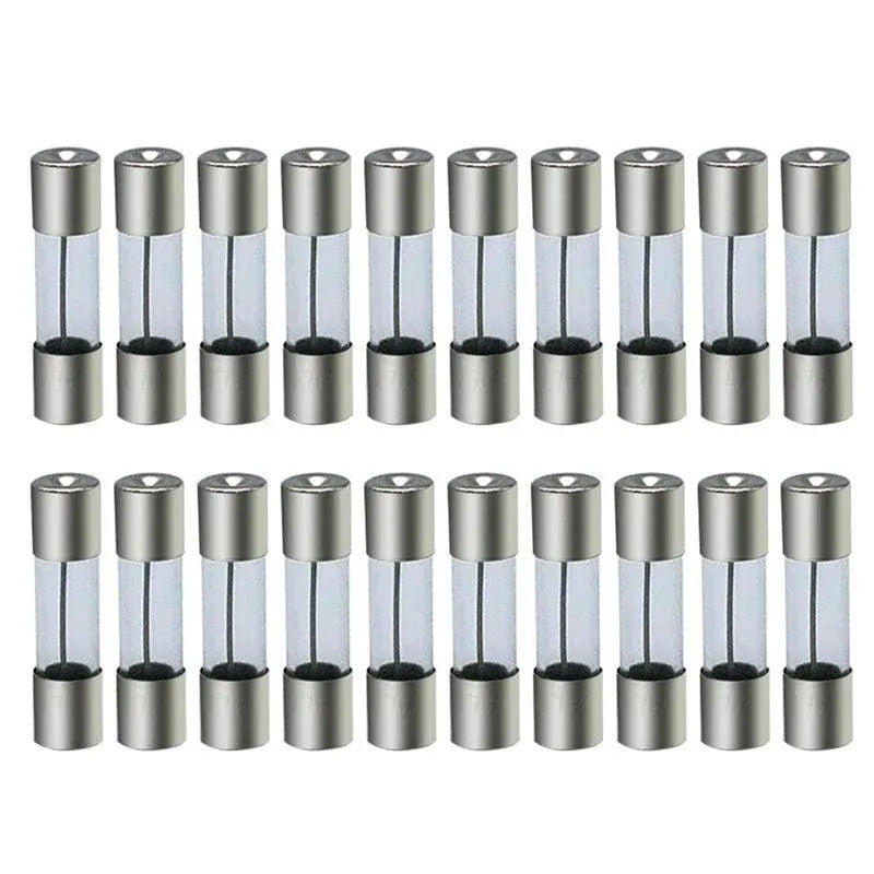 20Pcs M205 Glass Fuse 5Mm X 20Mm Slow Blow 250V / Select From 0.5A To 10A  Amp - 20PCS F3.15A