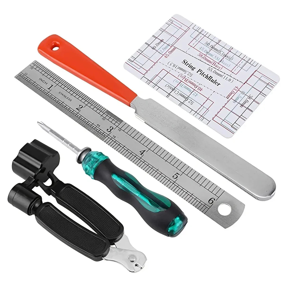 20 Piece of Set Guitar Repair Tool Kit For Guitar Maintenance Portable Practical
