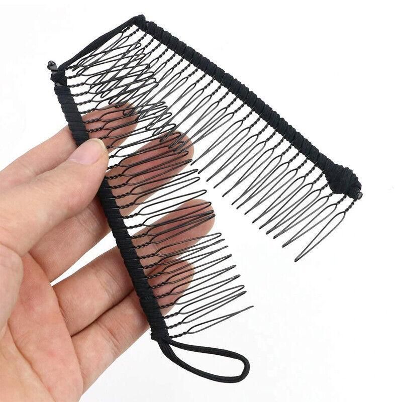 Vintage Banana Hair Clip Christmas Hair Claw Accessory Stretchable Banana Comb - 30 Teeth