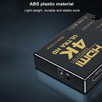 HDMI Switch Splitter 3-in-1 5-in-1 or 1-in-2 1080p 4K Manual or Remote Options - 3 in 1 Switch 1080p Manual