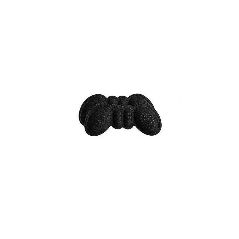 1Pair Thin Heel Insole Heel Protectors Heel Pads Shoe Liner Shoe Inserts Heel Grip - Black