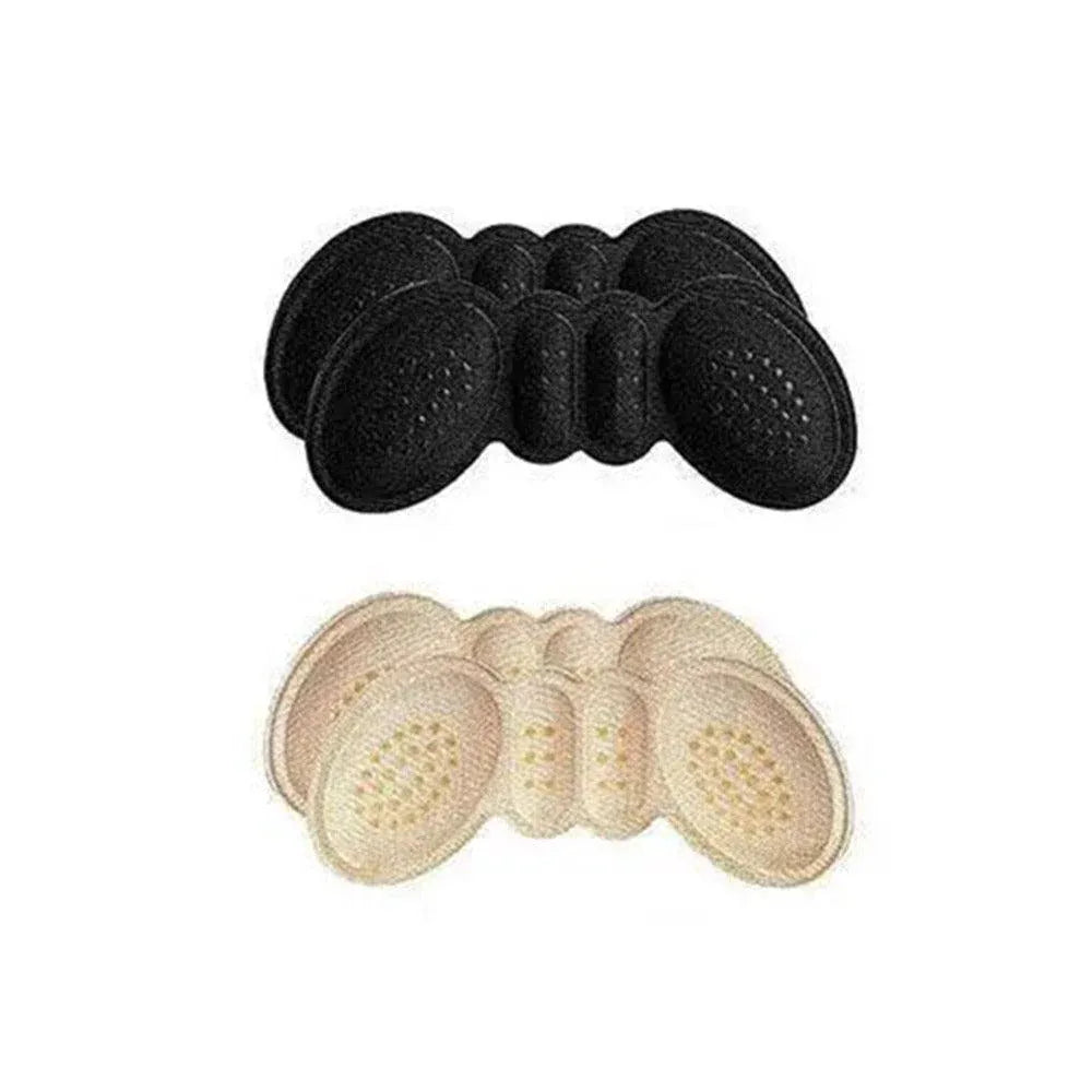 1Pair Thin Heel Insole Heel Protectors Heel Pads Shoe Liner Shoe Inserts Heel Grip - Black