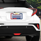 2pcs Aluminium Alloy License Plate Frame Number Plate Bezel Car Accessories