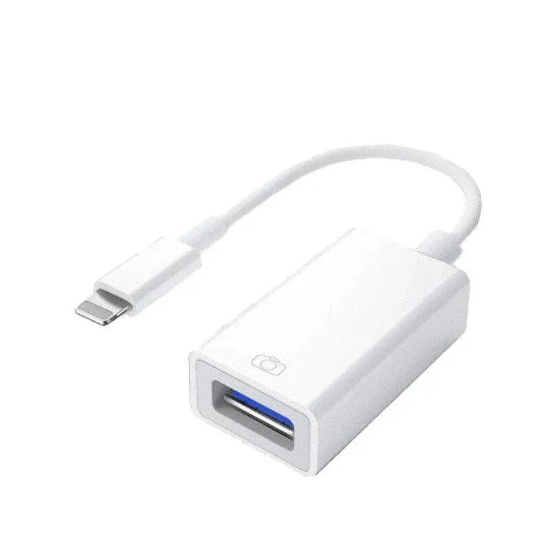For Iphone Or Type C To Usb Otg Data Cable Adapter Male 3.0 A Female Converter - iOS