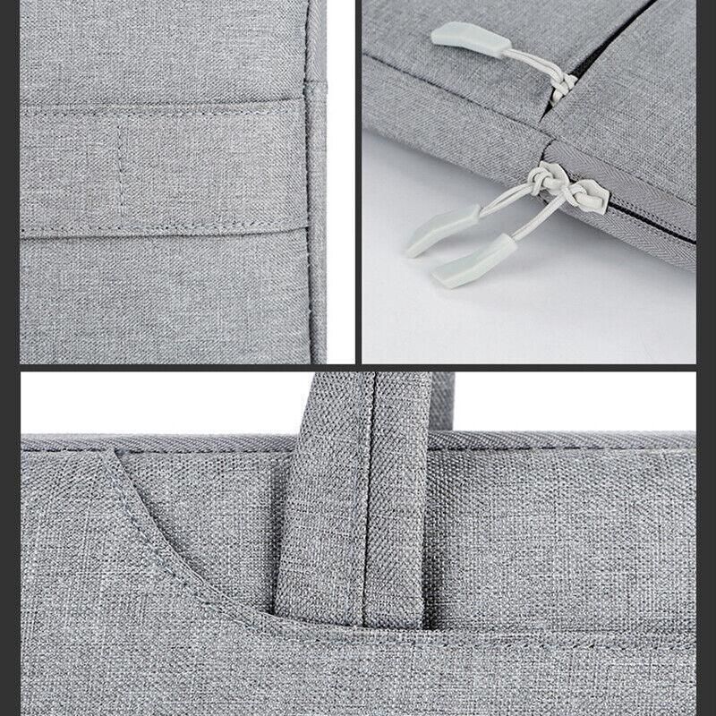 15inch Laptop Sleeve Carry Case Cover Bag For Macbook Air/Pro Hp Notebook - Dark Grey