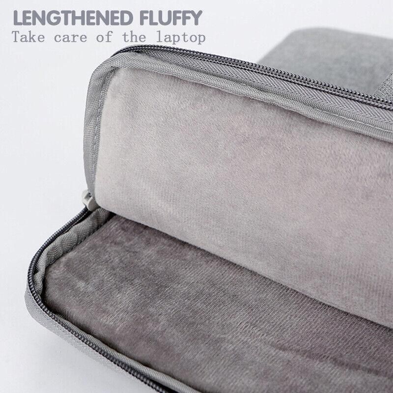 15inch Laptop Sleeve Carry Case Cover Bag For Macbook Air/Pro Hp Notebook - Dark Grey