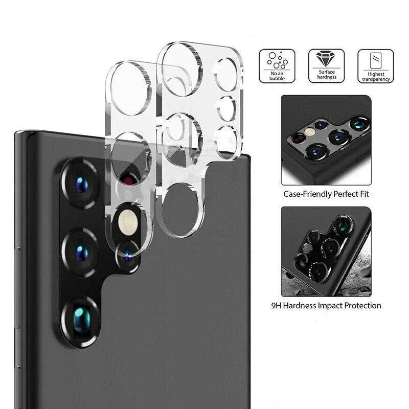 Samsung Galaxy S22 Ultra/Plus/S22 Camera Lens Protector Tempered Glass - For Galaxy S22