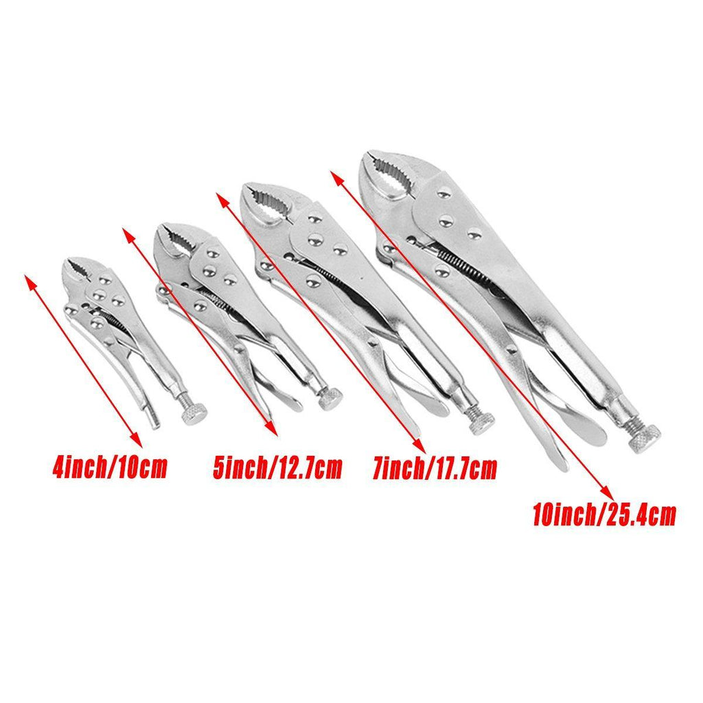 Multi-functional C-type Pliers Strong Manual Grip Round Mouth Clamping Tool - 4inch