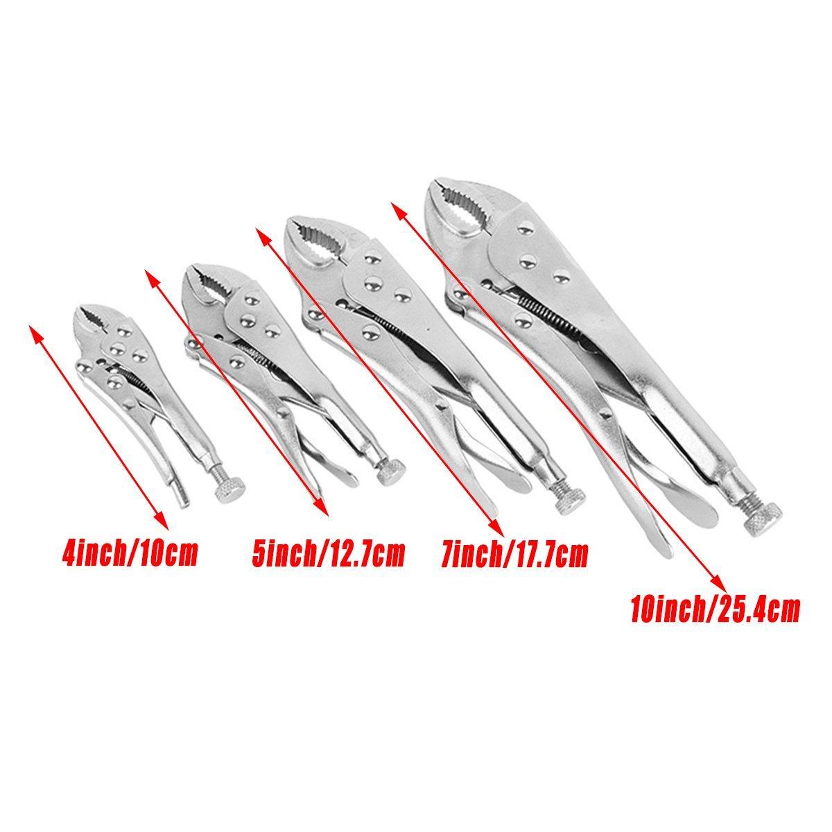 Multi-functional C-type Pliers Strong Manual Grip Round Mouth Clamping Tool - 5inch