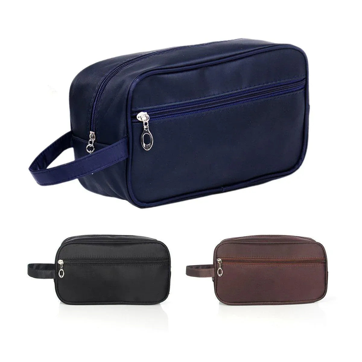 Large Capacity Portable Travel Cosmetic Bag for Men Outdoor Storage 3 Colours - Black