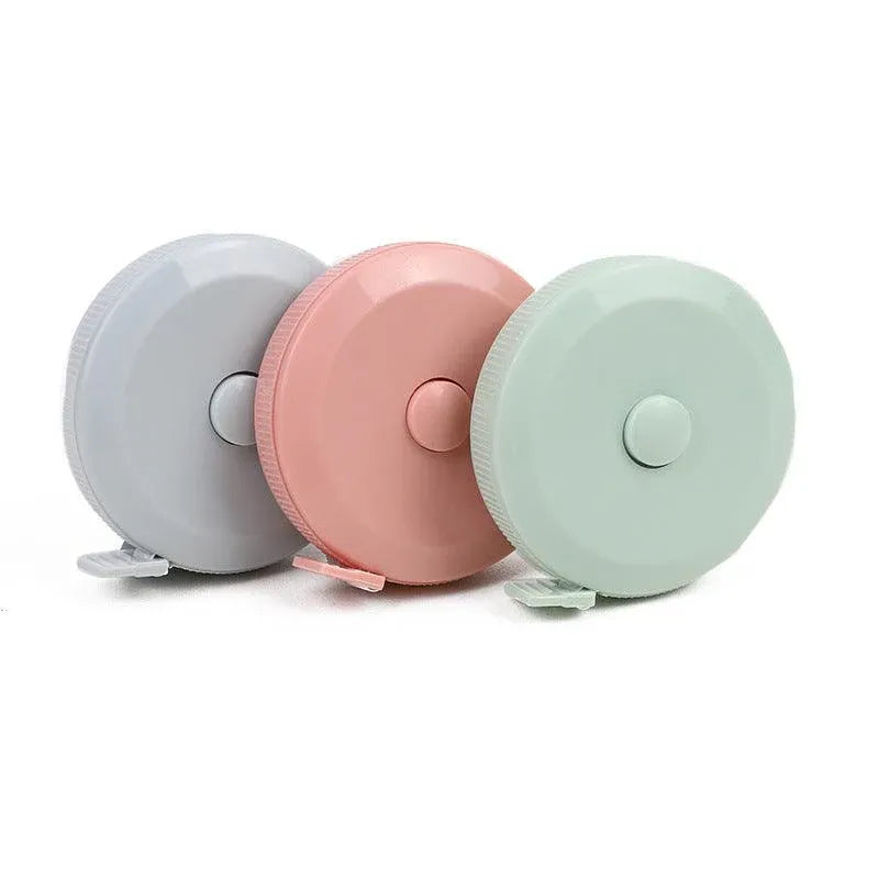 Retractable Tailor Tape Measure 150cm Soft Body Measuring Sewing Ruler - Pink