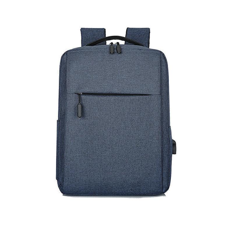 Waterproof Laptop Backpack Bag for Men Women School Travel Business Use - Black 1 Zipper