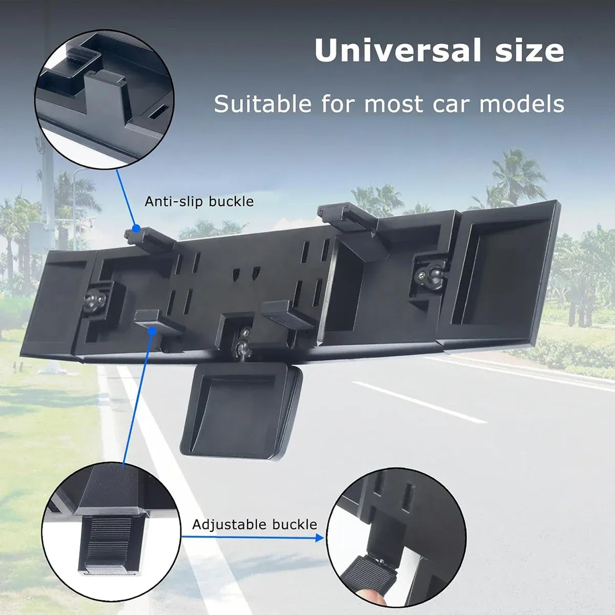 Wide Angle Automotive Auxiliary Lens with Wide Field of View HD Clear for Car