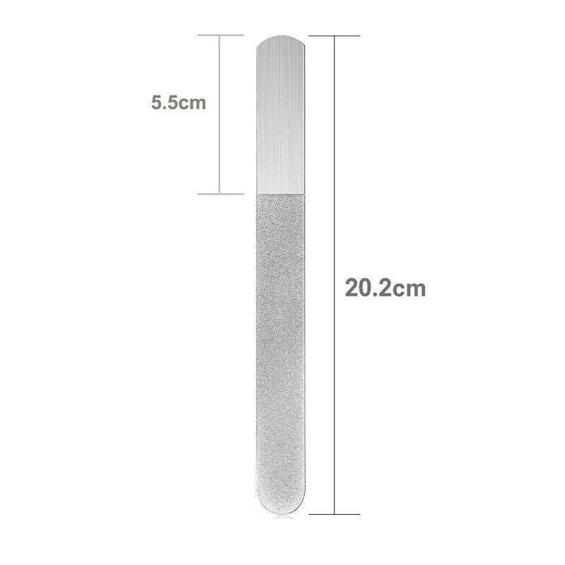 Diamond Nail File for Hand Foot Care Manicure Podiatry Tool 20.2cm - 3PCS
