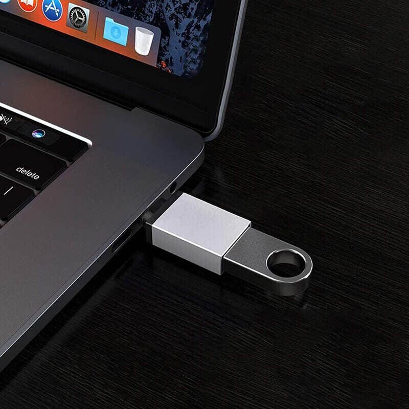 USB Type-C to USB 3.0 Adapter OTG Converter for Phone Tablet Laptop - Gold