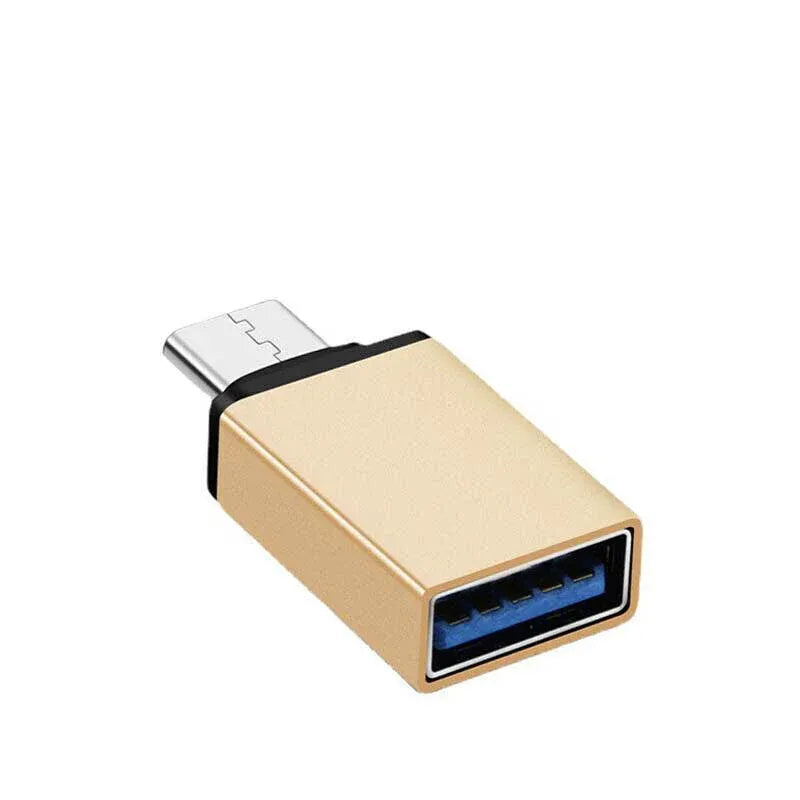 USB Type-C to USB 3.0 Adapter OTG Converter for Phone Tablet Laptop - Silver